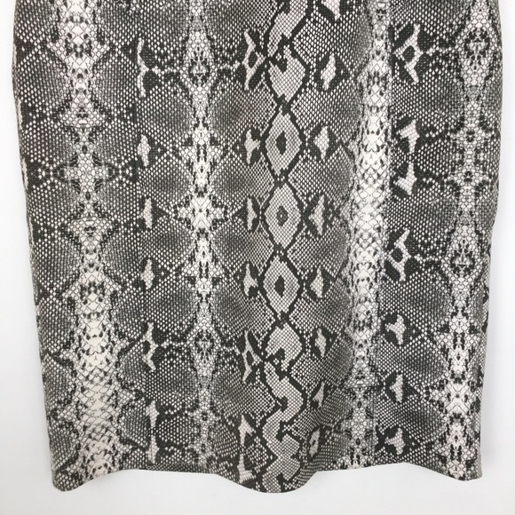 Marc New York Snakeskin Python Mini Skirt Women’s Size S Gray - Picture 3 of 11
